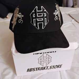 Black Embroidered Cap